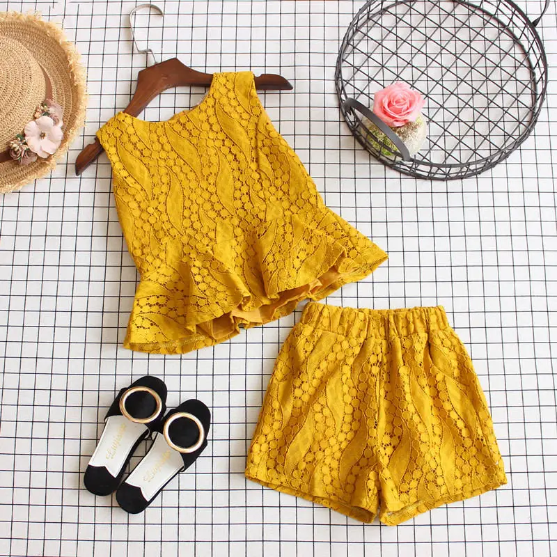 Baby Girls Clothes Summer Cutout Clothes Children Set Cotton Vest+Shorts Tracksuit Suit Kids Clothes For Toddler Girls Outfits
Baby Girls Clothes Summer Cutout Clothes Children Set Cotton Vest+Shorts Tracksuit Suit Kids Clothes For Toddler Girls Outfits