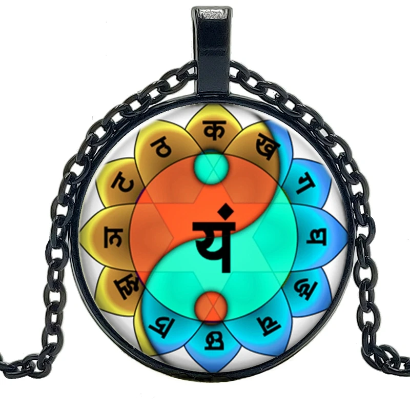 New Jewelry Statement Necklace Yoga OM Yin and Yang Creative Time Glass Convex Round Pendant Necklace Children's Gift
New Jewelry Statement Necklace Yoga OM Yin and Yang Creative Time Glass Convex Round Pendant Necklace Children's Gift