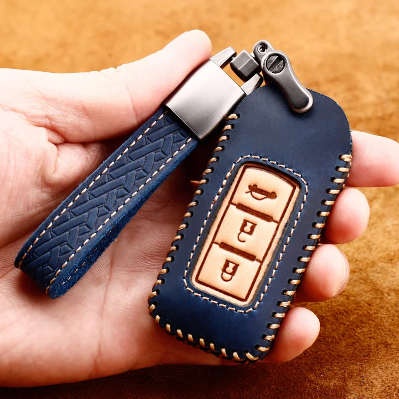 key cover Leather car key case for MITSUBISHI OUTLANDER Lancer EX ASX colt Grandis Pajero sport Remote key protection
key cover Leather car key case for MITSUBISHI OUTLANDER Lancer EX ASX colt Grandis Pajero sport Remote key protection