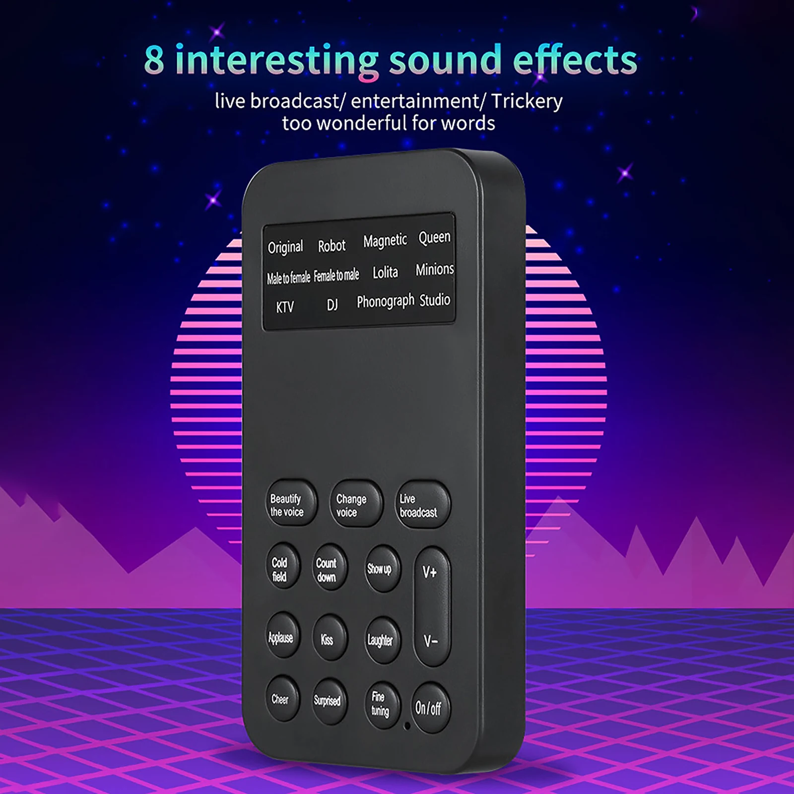Sound Changer Multifunctional Sound Card Multiple Sound Effects For Computer Smart Phone Tablet Rechargeable Sound Changer
Sound Changer Multifunctional Sound Card Multiple Sound Effects For Computer Smart Phone Tablet Rechargeable Sound Changer