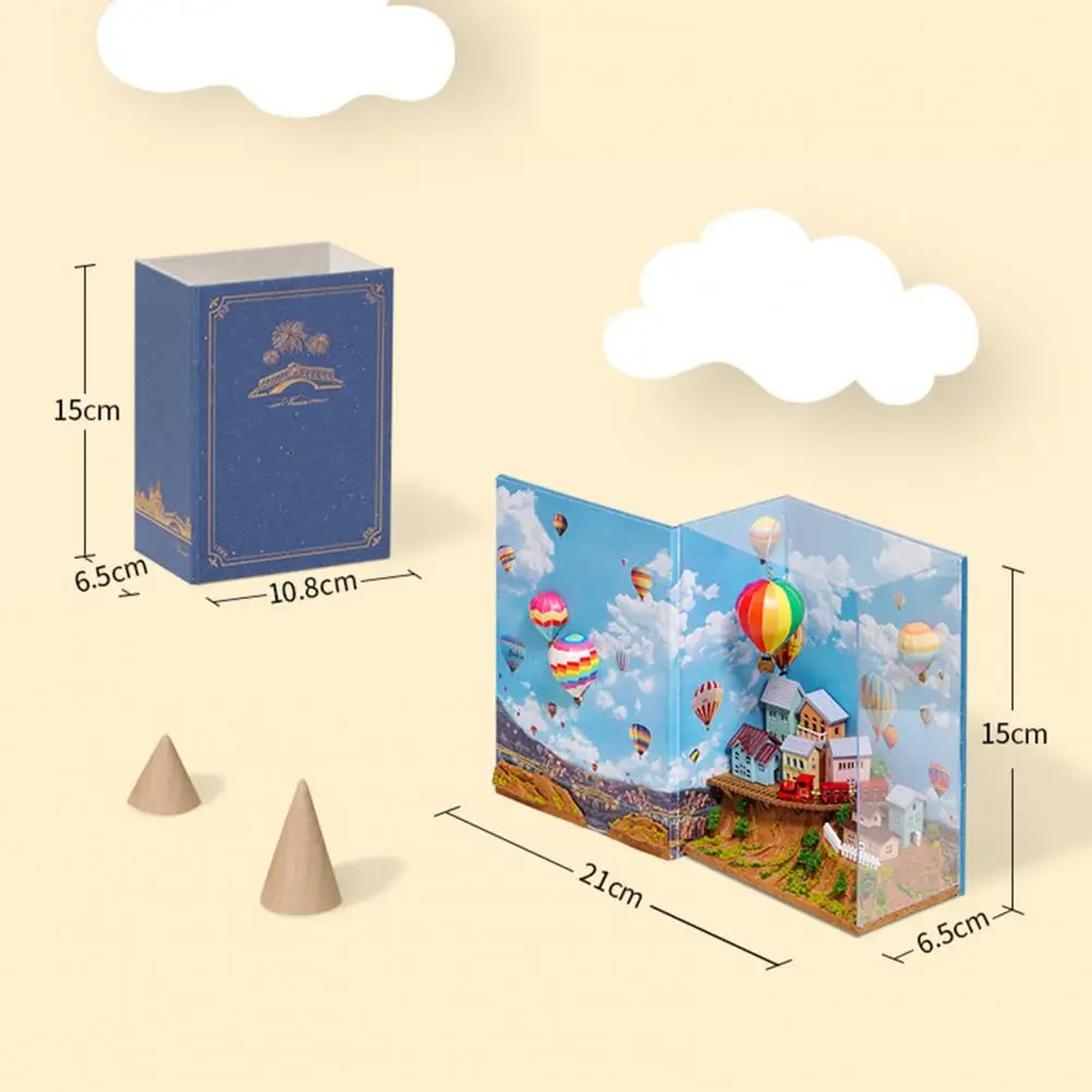 Creative Miniature Handwork DIY Hot Air Balloon Water City Hut Handmade House Kids Puzzle Toy Gift
Creative Miniature Handwork DIY Hot Air Balloon Water City Hut Handmade House Kids Puzzle Toy Gift