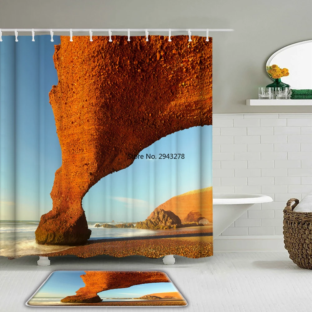 Tropical Rain Forest Natural landscape Shower Curtain Set 3D Waterproof Curtains Bathroom Rug Toilet Anti-skid Bath Mat
Tropical Rain Forest Natural landscape Shower Curtain Set 3D Waterproof Curtains Bathroom Rug Toilet Anti-skid Bath Mat