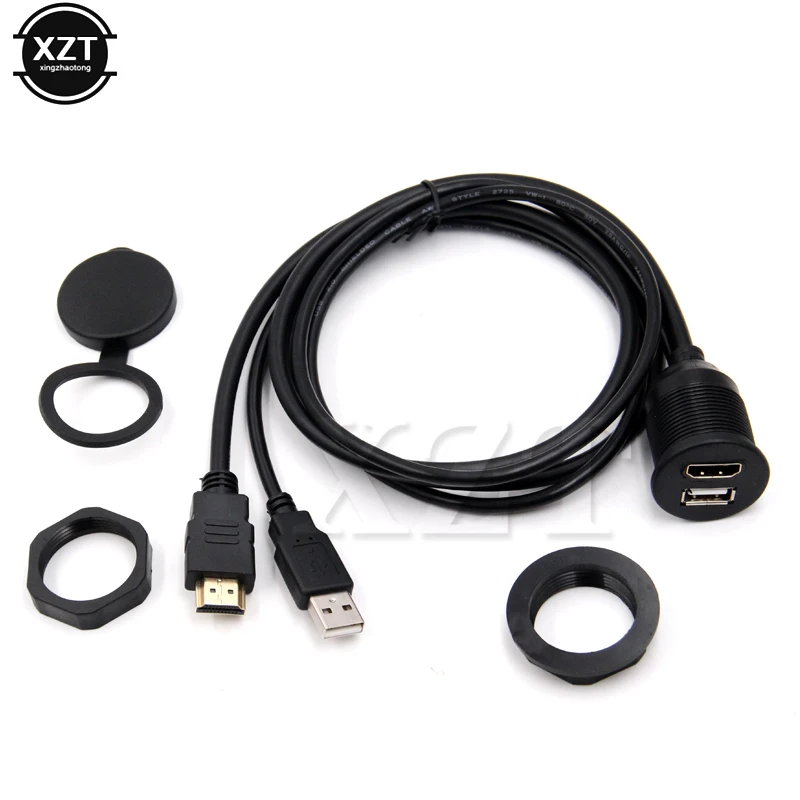 Car Motorcycle Installation Dashboard Dash Flush Mount HD USB2.0 Male to Female USB A-type High Definition Interface AUX Cable
Car Motorcycle Installation Dashboard Dash Flush Mount HD USB2.0 Male to Female USB A-type High Definition Interface AUX Cable