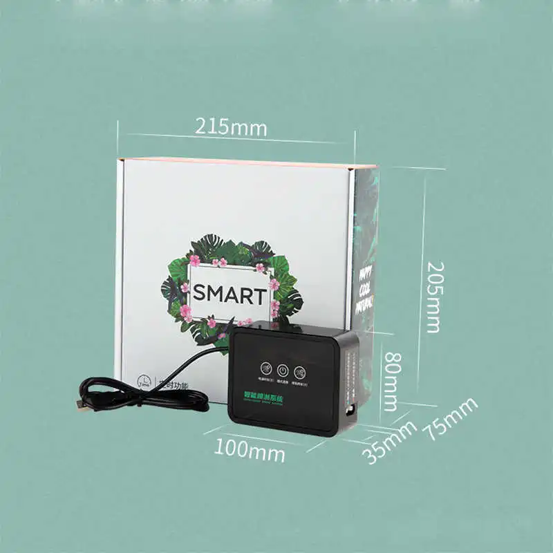 Portable Intelligent Automatic Mist Spray System Set Electronic Timer LCD Screen Sprinkler Controller Terrarium Spraying Kit
Portable Intelligent Automatic Mist Spray System Set Electronic Timer LCD Screen Sprinkler Controller Terrarium Spraying Kit
