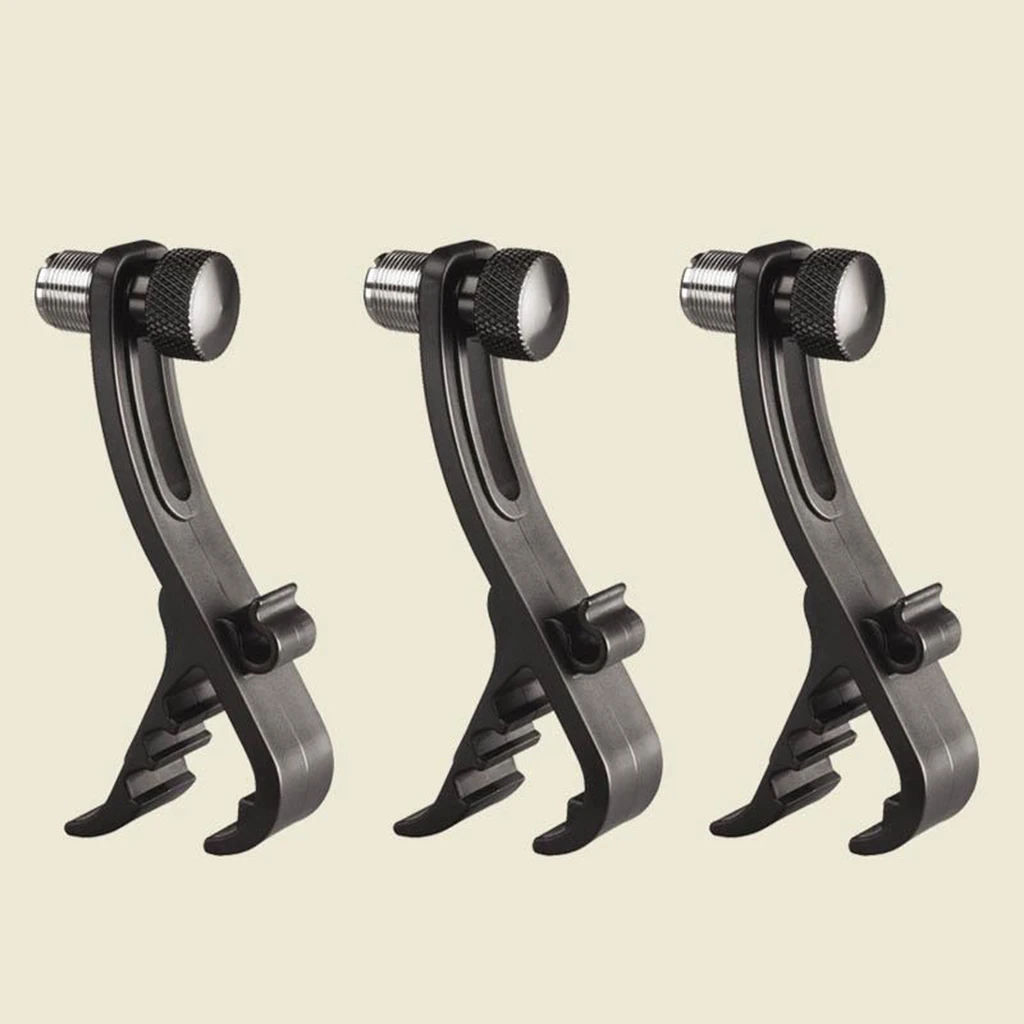 3 Pieces Adjustable Drum Microphone Holder Clips Drum Hoop on Rim Mount Shockproof Mount Mic Stand Holder
3 Pieces Adjustable Drum Microphone Holder Clips Drum Hoop on Rim Mount Shockproof Mount Mic Stand Holder