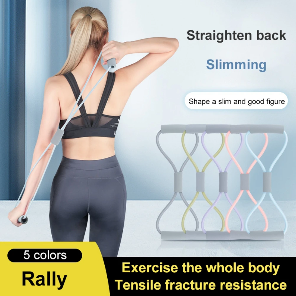 Yoga Resistance Exercise Bands 8 Word Chest Expander Elastic Muscle Training Gym Fitness Equipment Pull Rope Tubing Rubber Rope
Yoga Resistance Exercise Bands 8 Word Chest Expander Elastic Muscle Training Gym Fitness Equipment Pull Rope Tubing Rubber Rope