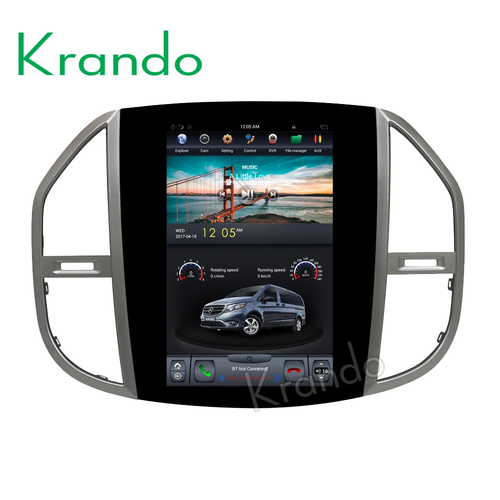 Krando Android 8.1 12.1" verticial screen car navigation syste for Benz Vito 2016-2018 GPS entertainment system radio
Krando Android 8.1 12.1" verticial screen car navigation syste for Benz Vito 2016-2018 GPS entertainment system radio