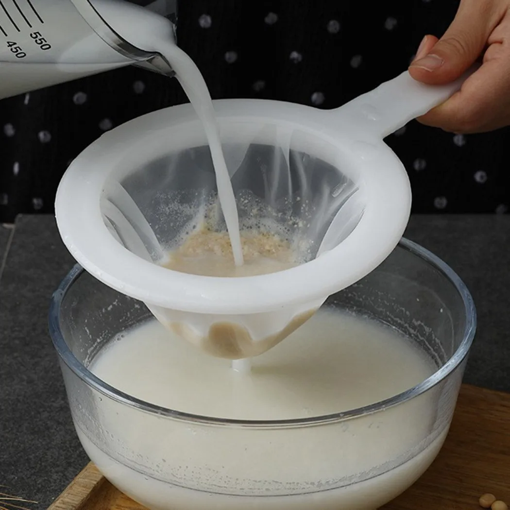 1 X Colander Filter PP + Nylon Fine Colander Sieve Strainer With Handle For Juice Soymilk Coffee Filter
1 X Colander Filter PP + Nylon Fine Colander Sieve Strainer With Handle For Juice Soymilk Coffee Filter