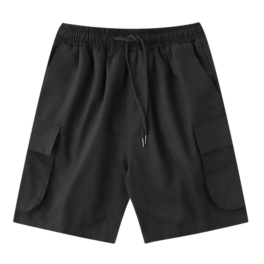 Summer Camouflage Cargo Shorts Men Cotton Black Military Short Hombre Bermuda Masculina Clothes 2019 Elastic Waist CC50DK001 | Мужская