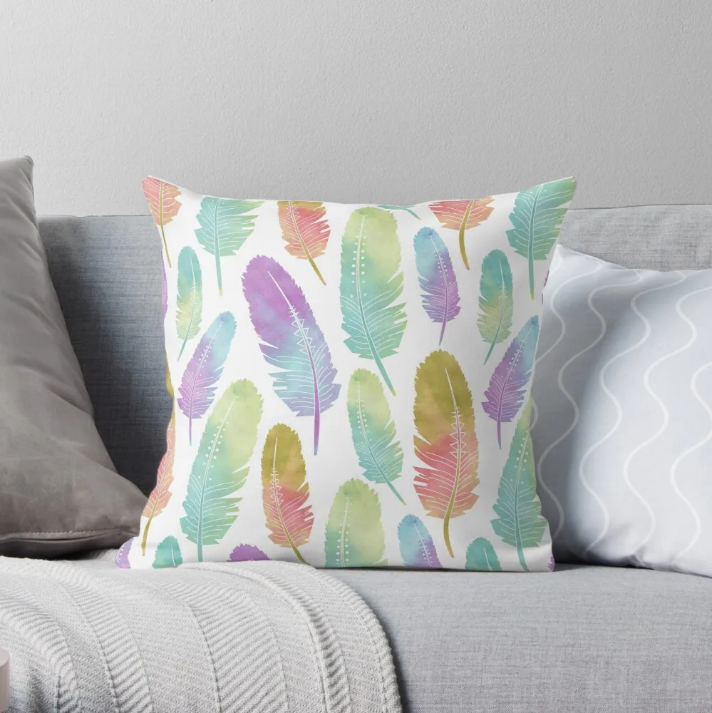 Boho Feather Pattern Watercolor Rainbow Throw Pillow Pillow Case Polyester Home Decora Pillowcases Throw Pillow Case
Boho Feather Pattern Watercolor Rainbow Throw Pillow Pillow Case Polyester Home Decora Pillowcases Throw Pillow Case