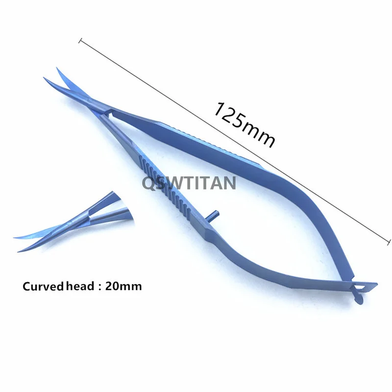 Titanium 12.5cm Castroviejo Corneal scissors Capsule membrane scissors Ophthalmic Instruments
Titanium 12.5cm Castroviejo Corneal scissors Capsule membrane scissors Ophthalmic Instruments