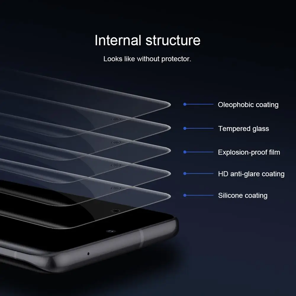 Закаленное стекло для защиты экрана Samsung Galaxy S20 Ultra Plus 5G NILLKIN 3D CP + MAX противоударное