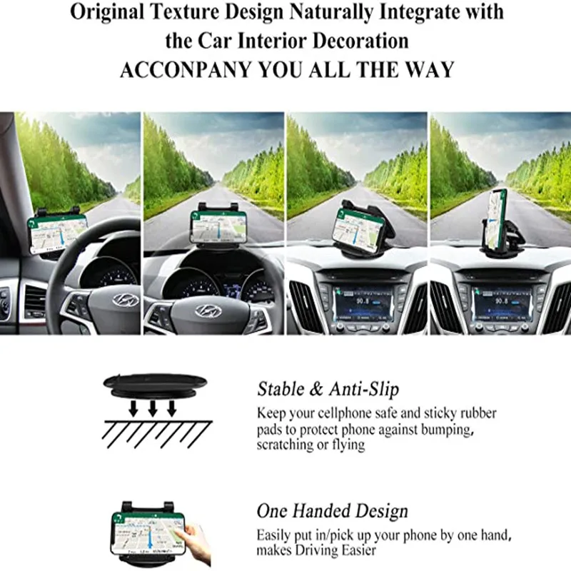 Fimilef Phone Holder for Car Dashboard 360 Angle Rotatable Strong Sticky Gel 3M Dashboard Phone Holder Compatible For iPhone 12
Fimilef Phone Holder for Car Dashboard 360 Angle Rotatable Strong Sticky Gel 3M Dashboard Phone Holder Compatible For iPhone 12