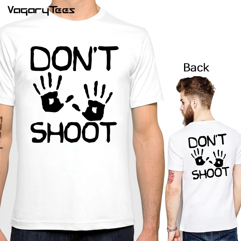 Мужская футболка VagaryTees Black Lives BLM повседневные футболки с двойным принтом и