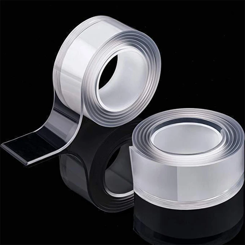 Nano Double-Sided Tape Home Washable Reusable Kitchen Tools Self-Adhesive Tape Bathroom Water Proof Clean Household Products
Nano Double-Sided Tape Home Washable Reusable Kitchen Tools Self-Adhesive Tape Bathroom Water Proof Clean Household Products
