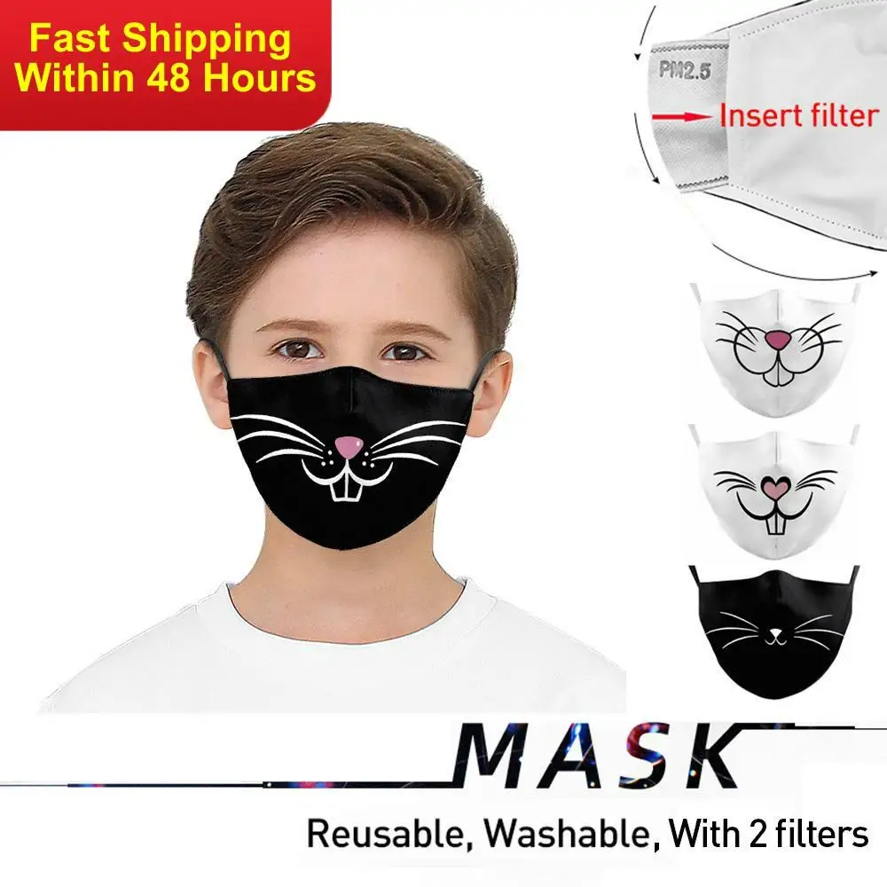 Zawaland Kids Cartoon Cat Big Mouth Mask Protective PM2.5 Face Mask Anti-UV Mouth-muffle Washable Dust-proof Mask with 2 Filters
Zawaland Kids Cartoon Cat Big Mouth Mask Protective PM2.5 Face Mask Anti-UV Mouth-muffle Washable Dust-proof Mask with 2 Filters