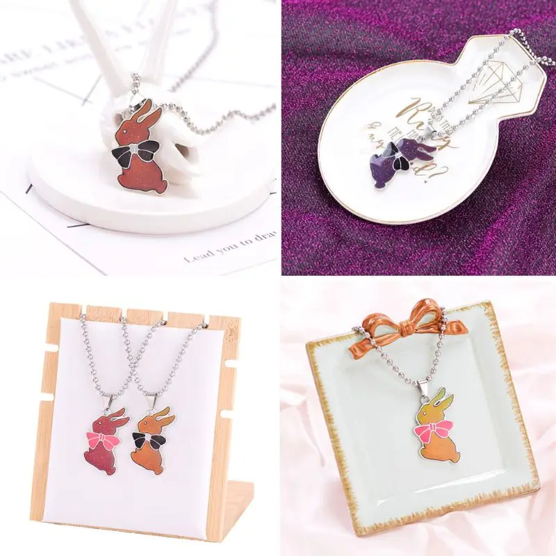6 Styles Butterfly Heart Rabbit Sun Moon Color Change With Temperature Necklace Emotion Feeling Mood Pendant Necklace
6 Styles Butterfly Heart Rabbit Sun Moon Color Change With Temperature Necklace Emotion Feeling Mood Pendant Necklace