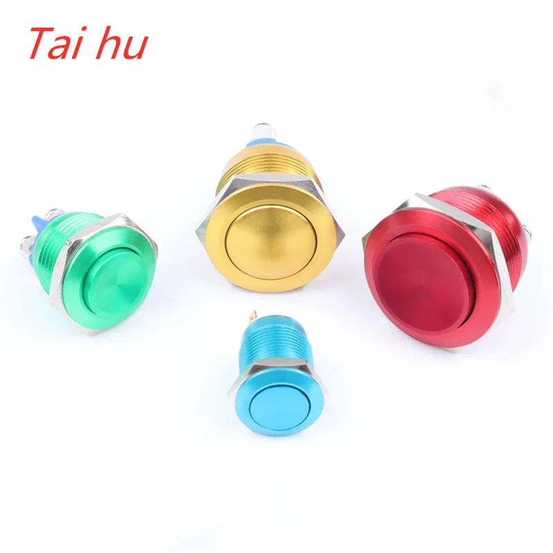 Metal Push Button Switch Waterproof IP65 Oxidation Self Reset Momentary 12mm/16mm/19mm/22mm Red Blue Black Green Yellow Color 1N
Metal Push Button Switch Waterproof IP65 Oxidation Self Reset Momentary 12mm/16mm/19mm/22mm Red Blue Black Green Yellow Color 1N