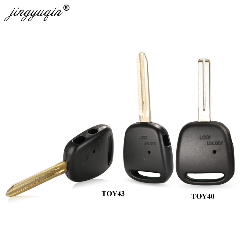 Jingyuqin 30 шт. 1/2 боковой корпус для ключей на кнопке TOYOTA Carina Estima Harrier Previa Corolla Celica TOY43