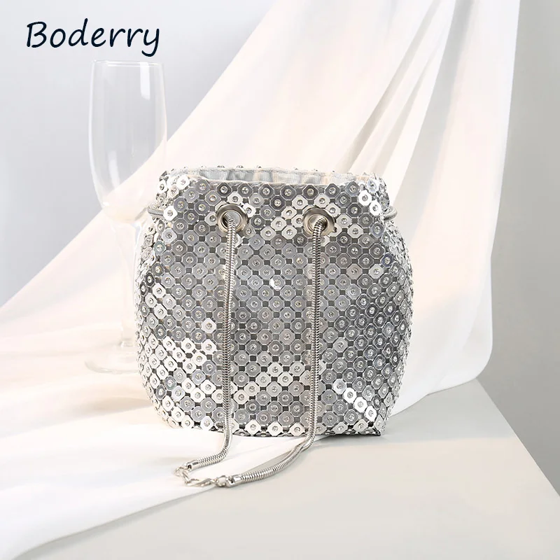 Boderry 2021 New Arrivals Exquisite Full Diamond Shiny Bucket Shoulder Bag Banquet Party Chain Crossbody Bag Fashion Women's Bag
Boderry 2021 New Arrivals Exquisite Full Diamond Shiny Bucket Shoulder Bag Banquet Party Chain Crossbody Bag Fashion Women's Bag