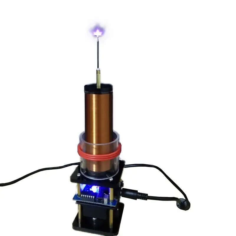 Bluetooth-compatible Music Tesla Coil Electronic Toy Wireless Power Transmission PLL SSTC Pll Sstc Arc Singing Plasma Speakers
Bluetooth-compatible Music Tesla Coil Electronic Toy Wireless Power Transmission PLL SSTC Pll Sstc Arc Singing Plasma Speakers