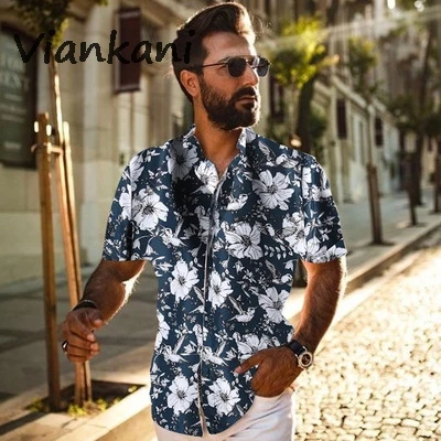 Гавайская рубашка для отпуска мужская с коротким рукавом, модная винтажная блузка с принтом, с лацканами, дышащая повседневная одежда, лето ...
Гавайская рубашка для отпуска мужская с коротким рукавом, модная винтажная блузка с принтом, с лацканами, дышащая повседневная одежда, лето ...