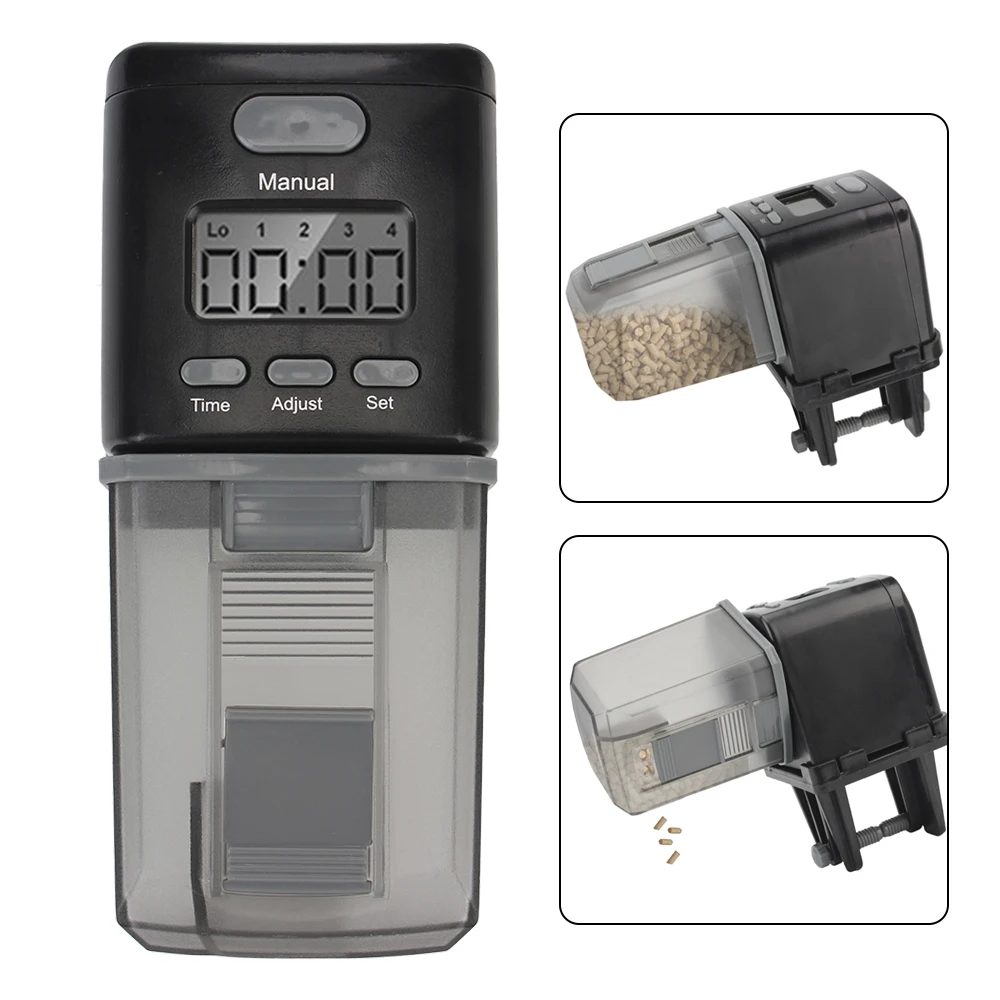 Smart Fish Food Dispensers Aquarium Supplies Automatic Fish Feeder Aquarium Tank Timer 
Smart Fish Food Dispensers Aquarium Supplies Automatic Fish Feeder Aquarium Tank Timer