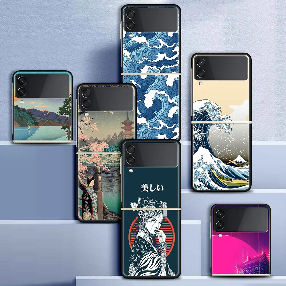 Case For Samsung Galaxy Z Flip 3 5G Black Hard PC Phone Housing Z flip3 Luxury Segmented Cover Cell Japanese Style Art Japan
Case For Samsung Galaxy Z Flip 3 5G Black Hard PC Phone Housing Z flip3 Luxury Segmented Cover Cell Japanese Style Art Japan
