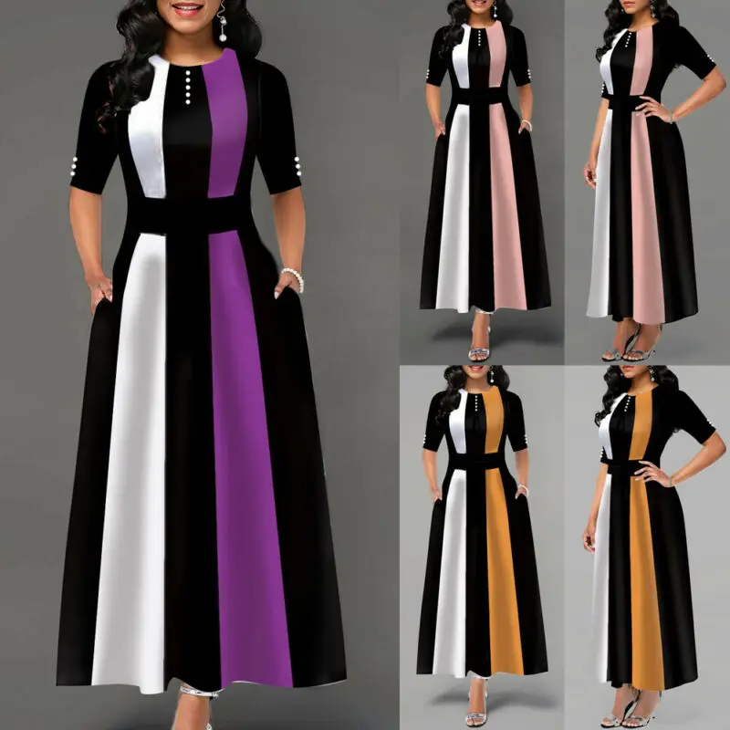 New 2020 Plus Size Womens Vintage Swing Dress Ladies Half Sleeve Party Skater Dresses
New 2020 Plus Size Womens Vintage Swing Dress Ladies Half Sleeve Party Skater Dresses