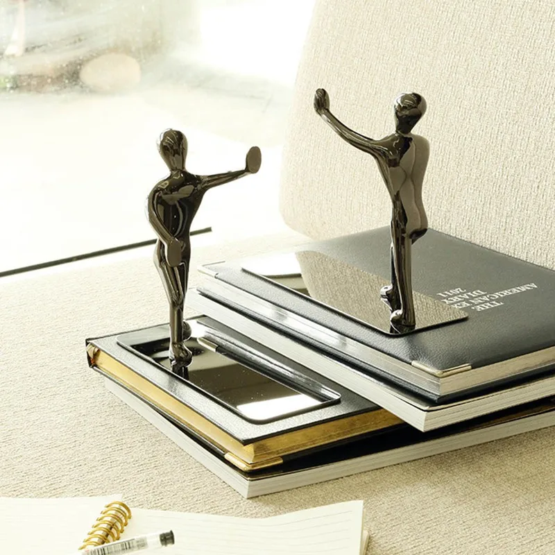 2Pcs/Set Heavy Duty Stainless Steel Man Bookends Nonskid Bookends Art Book Stand Student Christmas Gifts
2Pcs/Set Heavy Duty Stainless Steel Man Bookends Nonskid Bookends Art Book Stand Student Christmas Gifts