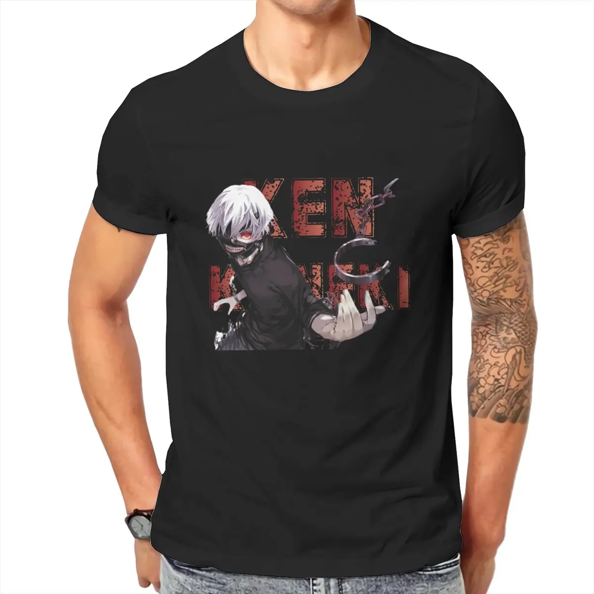 Gnirue summer KEN KANEKI TOKYO GHOUL wholesale Funny 100% Casual loose Cotton O-neck Unisex design Mens Clothes 198488
Gnirue summer KEN KANEKI TOKYO GHOUL wholesale Funny 100% Casual loose Cotton O-neck Unisex design Mens Clothes 198488