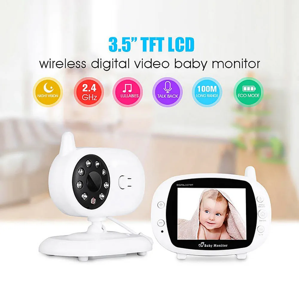 Wireless Video Baby Monitor Night Vision Baby Sleep Monitoring Digital Electronic Babysitter Infant Walkie Talkie 
Wireless Video Baby Monitor Night Vision Baby Sleep Monitoring Digital Electronic Babysitter Infant Walkie Talkie
