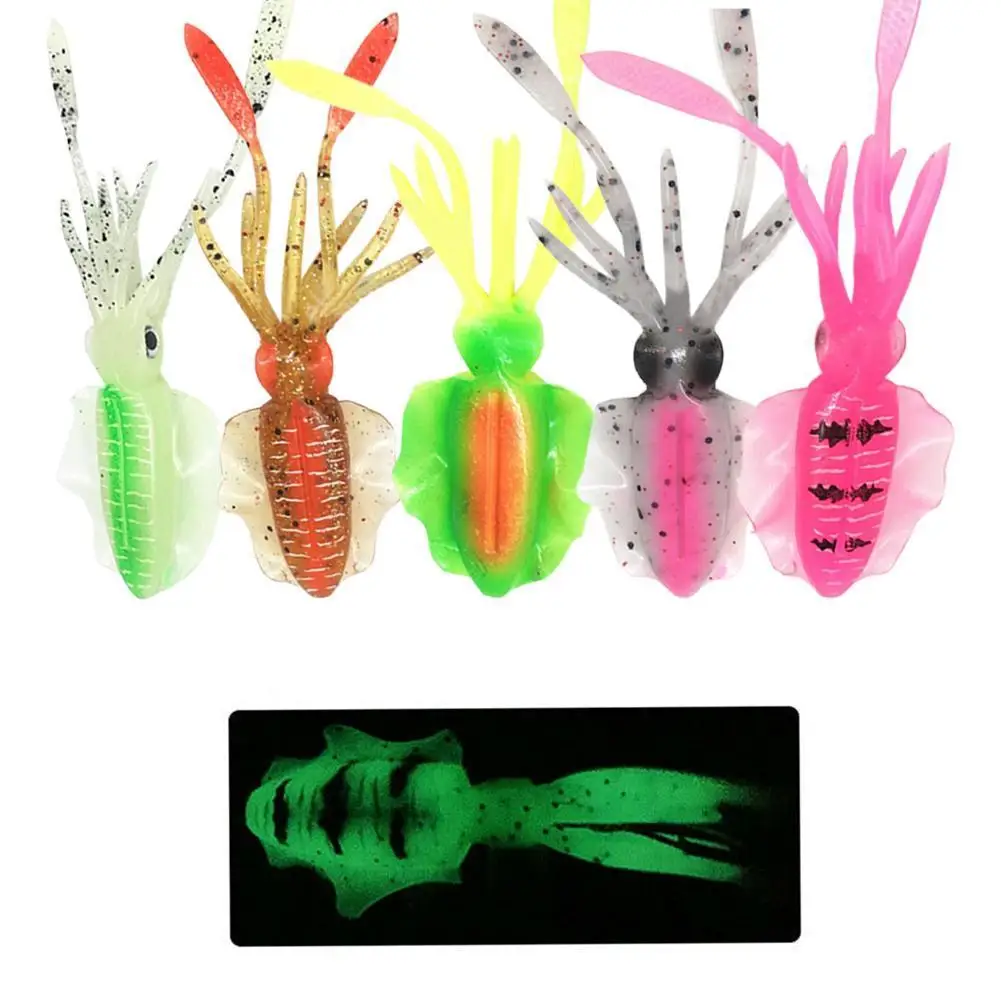 Fishing Soft Lure 5-15.8g 10-15CM Luminous/UV Squid Jig Fishing Lures Octopus Calamar For Sea Fishing Wobbler Bait 1PC
Fishing Soft Lure 5-15.8g 10-15CM Luminous/UV Squid Jig Fishing Lures Octopus Calamar For Sea Fishing Wobbler Bait 1PC