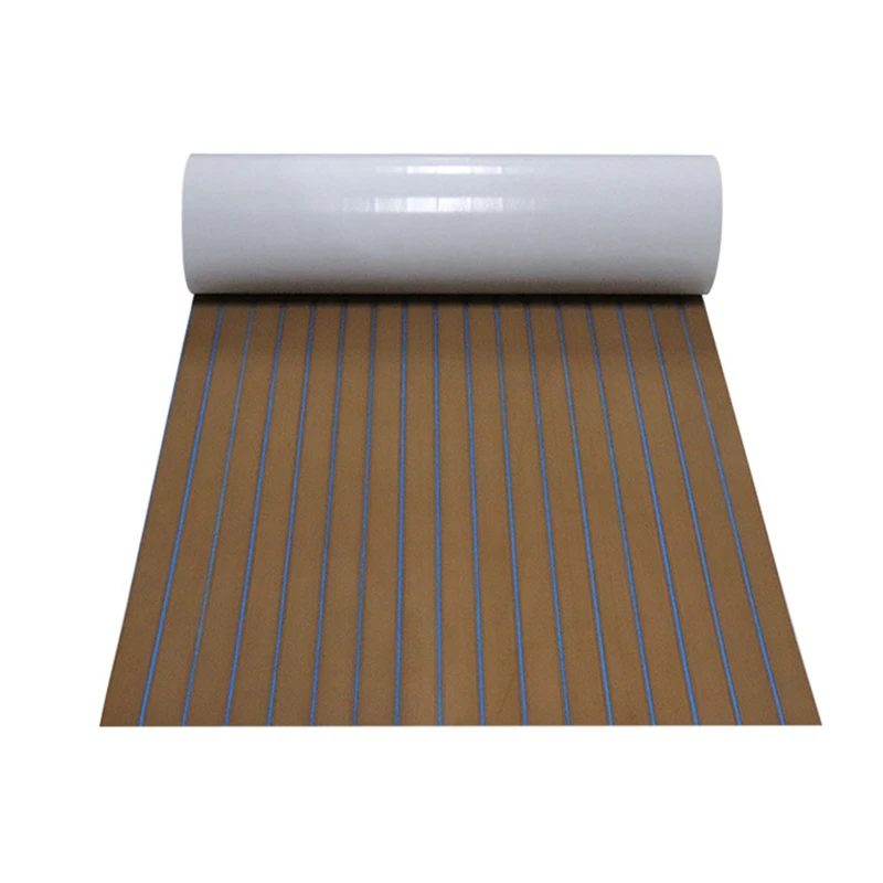 EVA Foam Faux Teak Boat Deck Mat Decking Sheet Yacht Flooring Anti Skid Mat Self Adhesive Vehicle Pad 45X240 Brown
EVA Foam Faux Teak Boat Deck Mat Decking Sheet Yacht Flooring Anti Skid Mat Self Adhesive Vehicle Pad 45X240 Brown