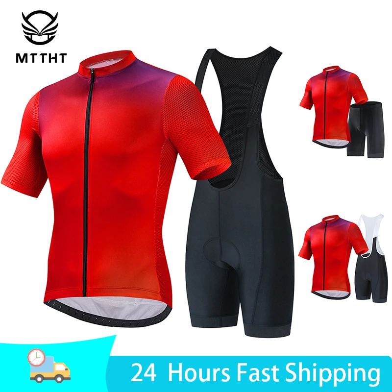 New Breathable Men Cycling Jersey Set Short Sleeve Quick Dry Bike Bib Shorts Team Bike Uniform Bicycle Clothing 9D Gel Pad
New Breathable Men Cycling Jersey Set Short Sleeve Quick Dry Bike Bib Shorts Team Bike Uniform Bicycle Clothing 9D Gel Pad
