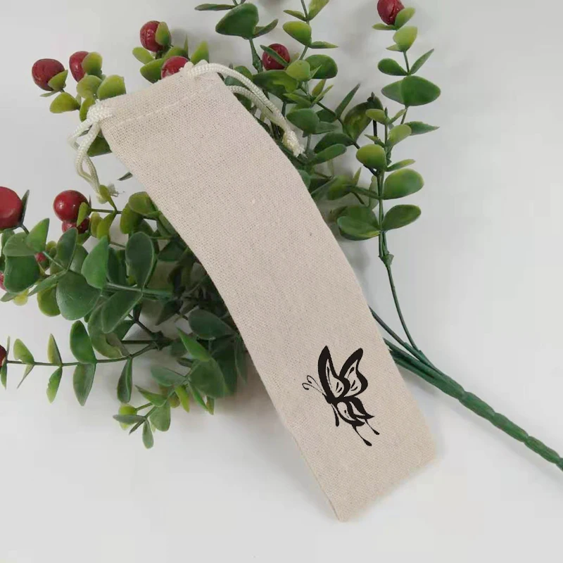 20cm customized design Linen fabric storage bag for stainless steel straws/chopsticks/dinnerware 100/200/300/400/500 pcs
20cm customized design Linen fabric storage bag for stainless steel straws/chopsticks/dinnerware 100/200/300/400/500 pcs