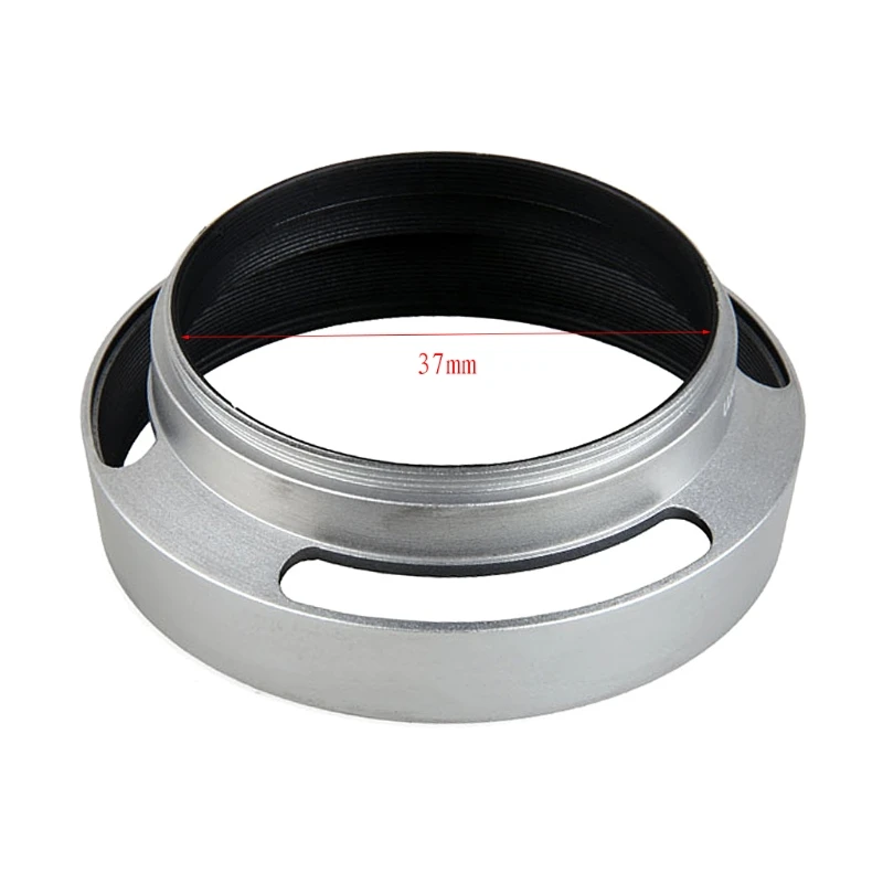 37mm Aluminium Silver Lens Oblique Cover Internal thread Hood For Leica Slr
37mm Aluminium Silver Lens Oblique Cover Internal thread Hood For Leica Slr