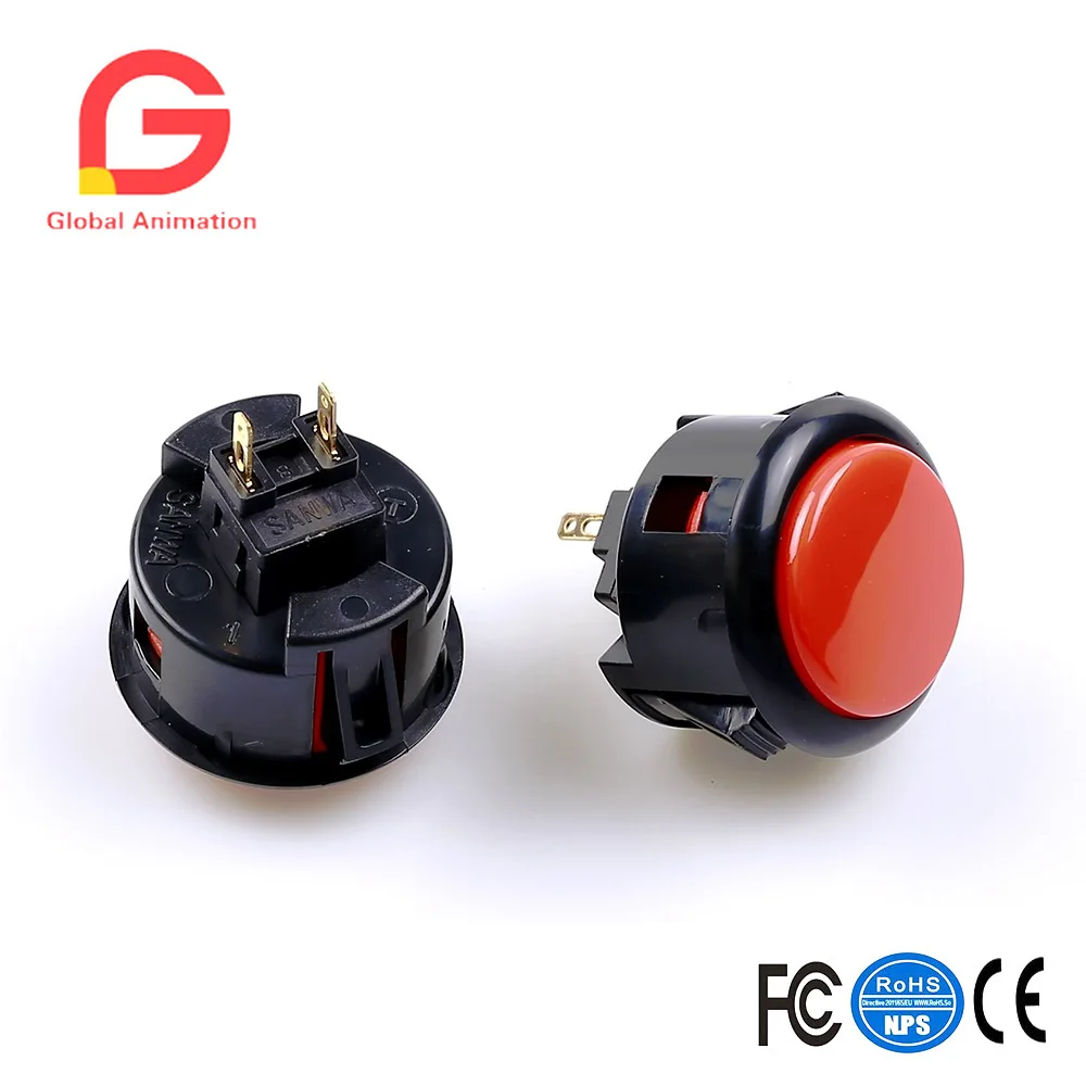 OBSF-30 Arcade Button For USB MAME Controller Joystick Games Console (Mad Catz SF4 Tournament & Mayflash F300 Compatible | Спорт и