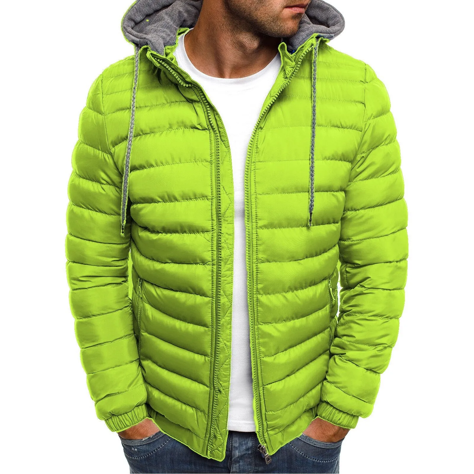 Men's Down Jacket Autumn Winter Winter Coat Zipper Warm Down Jacket Packable Light Coat Fashion Black Overcoat Chaquetas Hombre
Men's Down Jacket Autumn Winter Winter Coat Zipper Warm Down Jacket Packable Light Coat Fashion Black Overcoat Chaquetas Hombre
