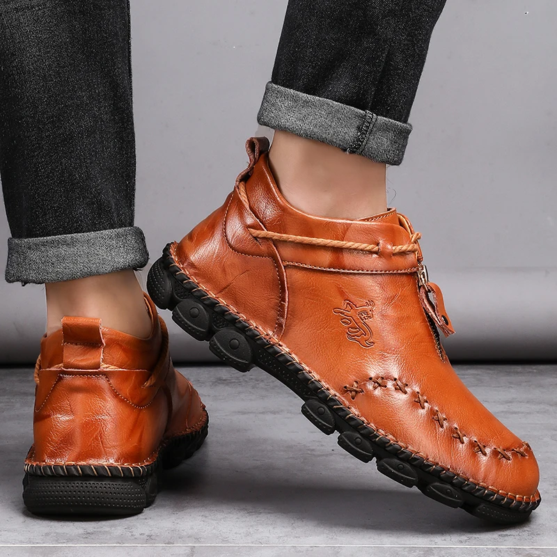 Casual Leather Man Shoe Casual Sports Shoes Man Men Fashion Sneakers Mens Boots Black Leather Sneaker Leisure Flat For Men's
Casual Leather Man Shoe Casual Sports Shoes Man Men Fashion Sneakers Mens Boots Black Leather Sneaker Leisure Flat For Men's