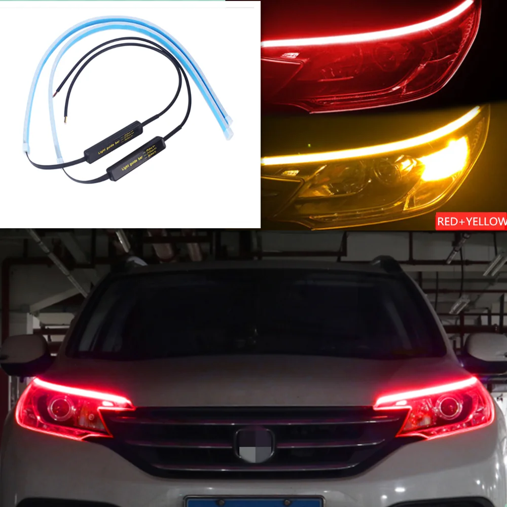 Комплект из 2 предметов на очень тонком каблуке автомобилей сигнала СИД DRL 45/60 см