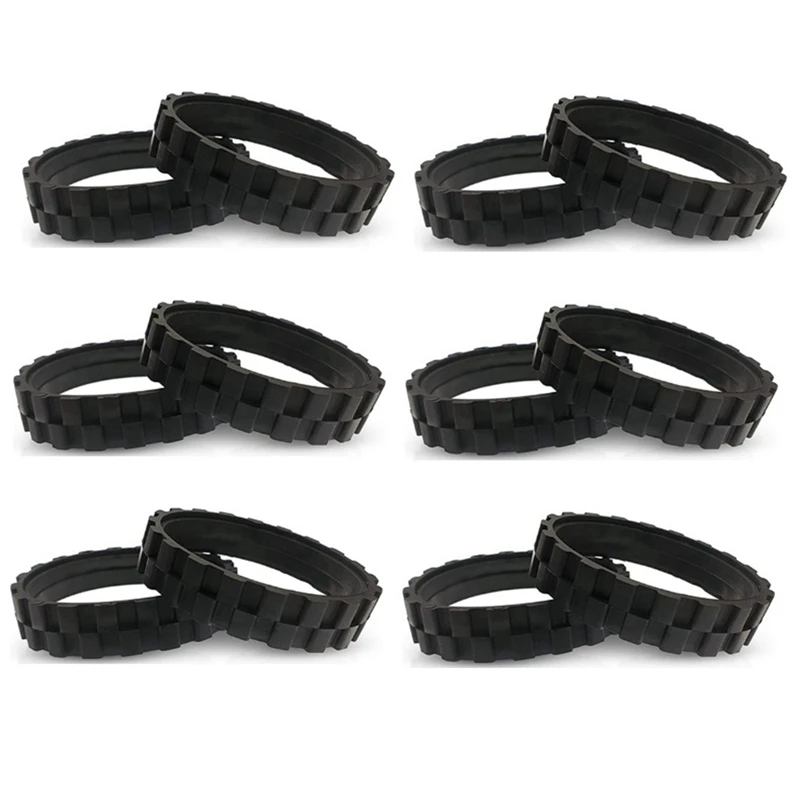 12PCS Tire Skin For Irobot Roomba Wheels Series 500, 600, 700, 800 And 900 Anti-Slip Great Adhesion And Easy Assembly 
12PCS Tire Skin For Irobot Roomba Wheels Series 500, 600, 700, 800 And 900 Anti-Slip Great Adhesion And Easy Assembly