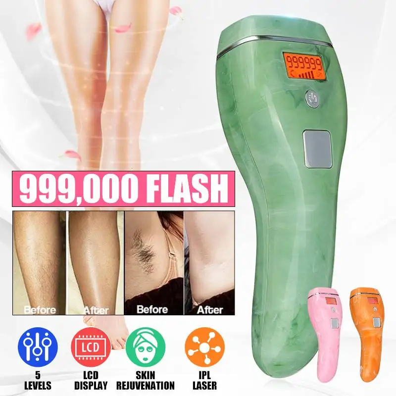 999999 Flash IPL Laser Hair Removal 5 Modes Painless Epilator Permanent Photoepilator Hair Removal for Women Bikini Facial Body
999999 Flash IPL Laser Hair Removal 5 Modes Painless Epilator Permanent Photoepilator Hair Removal for Women Bikini Facial Body