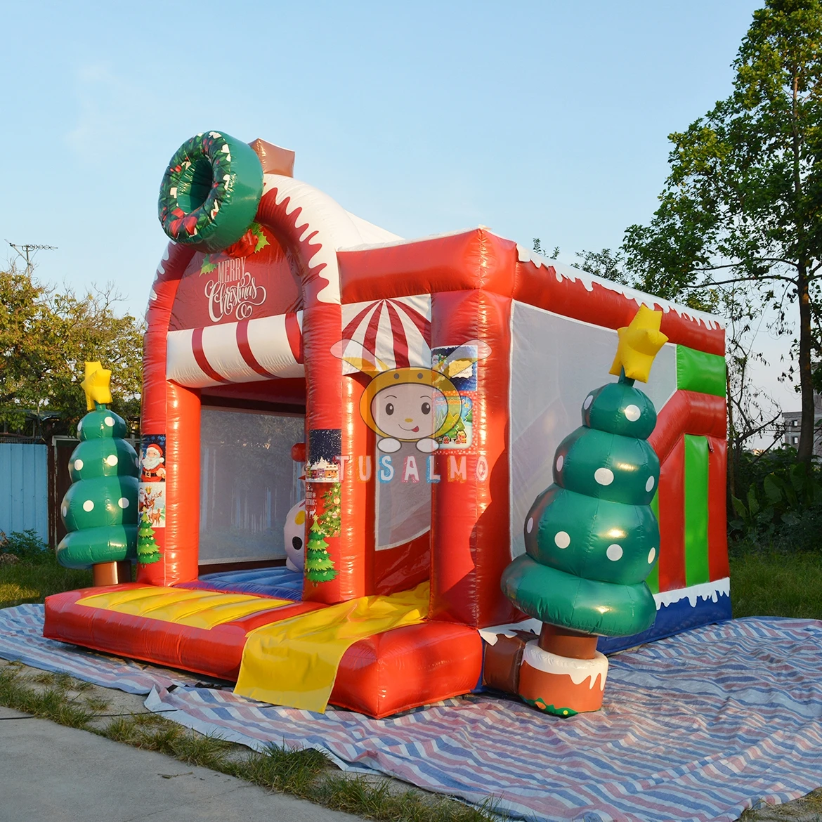 Nathaniel Children Inflatable Jumping Playhouse Castle Commercial Inflatable Christmas Bounce House for Party Event
Nathaniel Children Inflatable Jumping Playhouse Castle Commercial Inflatable Christmas Bounce House for Party Event
