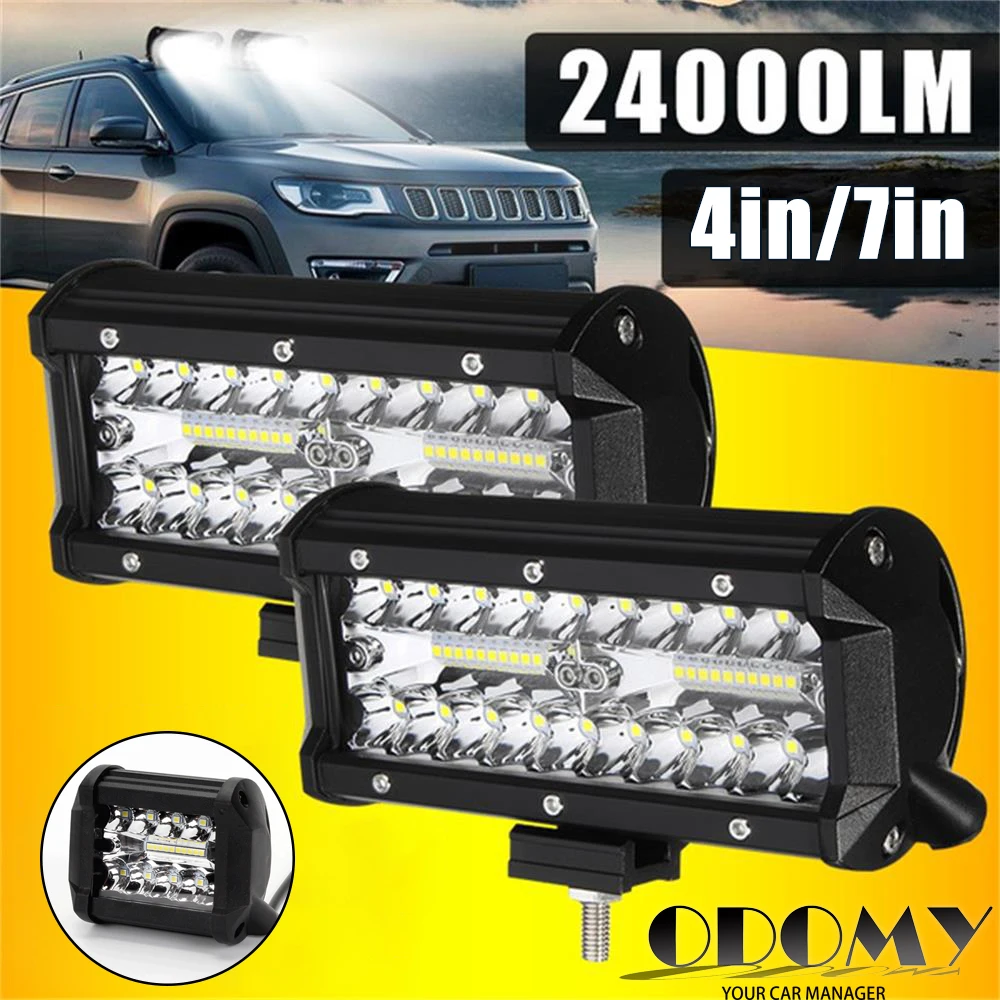 ODOMY Car LED Work Light Bar Spot Flood Beams Combo Offroad Truck Waterproof Driving Lamp Driving Work Lamp Offroad Roof Lights
ODOMY Car LED Work Light Bar Spot Flood Beams Combo Offroad Truck Waterproof Driving Lamp Driving Work Lamp Offroad Roof Lights