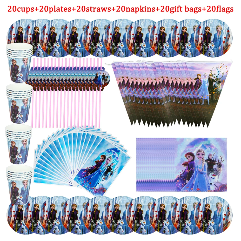 Theme Princess Frozen Party Disposable Tableware Disney Girls Cartoon Plate Cups Decorations Birthday Baby Shower Supplies
Theme Princess Frozen Party Disposable Tableware Disney Girls Cartoon Plate Cups Decorations Birthday Baby Shower Supplies