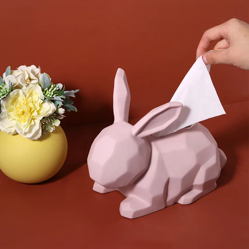 Creative Ceramic Tissue Box Animal Key Storage Tray Home Storage Boxes Rabbit Tissue Case Desktop Decoration Accessories Crafts
Creative Ceramic Tissue Box Animal Key Storage Tray Home Storage Boxes Rabbit Tissue Case Desktop Decoration Accessories Crafts