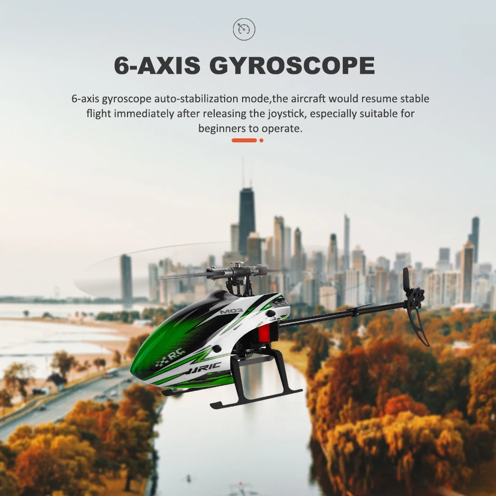 JJRC M03 RC Helicopter 2.4G 6CH Brushless Aileronless Aircraft 3D 6G Stunt Helicopter Remote Control Helicopter for Adult RTF
JJRC M03 RC Helicopter 2.4G 6CH Brushless Aileronless Aircraft 3D 6G Stunt Helicopter Remote Control Helicopter for Adult RTF
