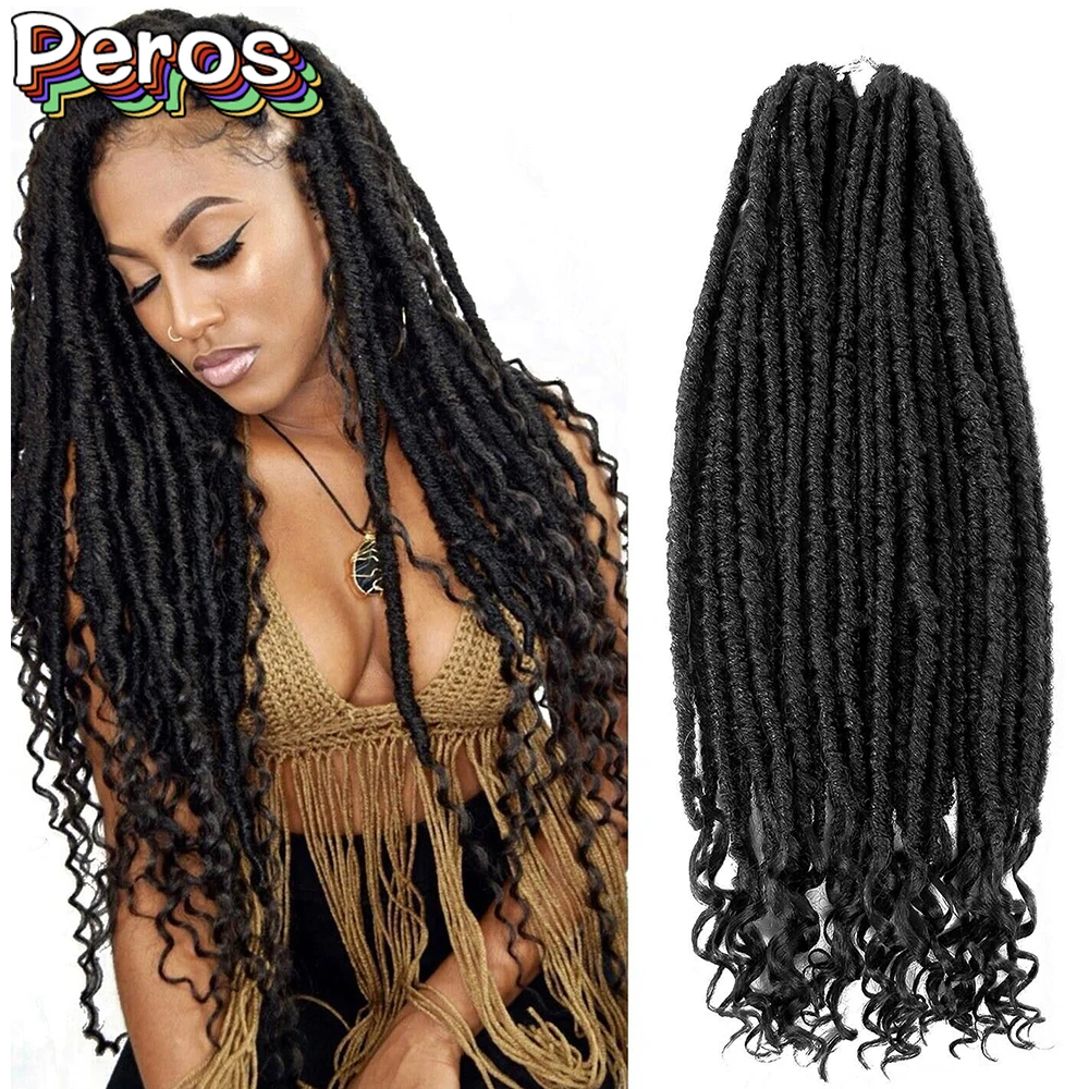 Faux Locs Crochet Braid Hair 18inch 20Roots/Pack Soft Goddess Nature Dreadlocs Synthetic Braiding Hair
Faux Locs Crochet Braid Hair 18inch 20Roots/Pack Soft Goddess Nature Dreadlocs Synthetic Braiding Hair