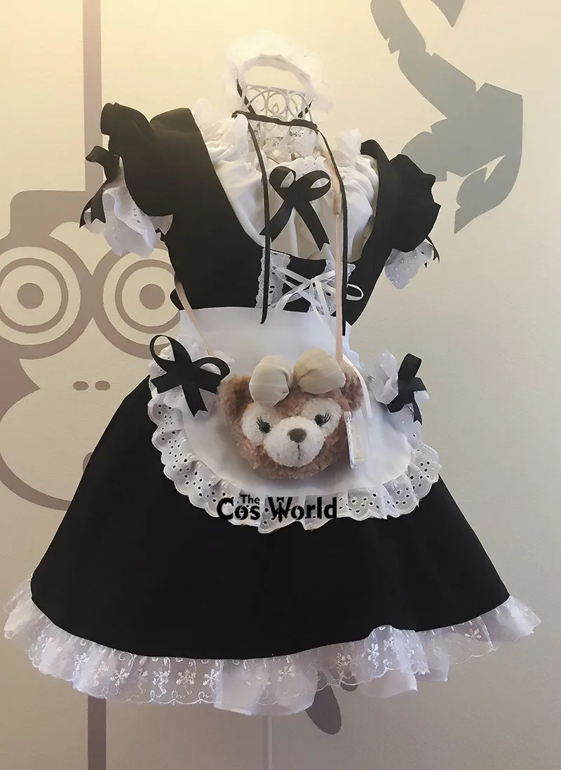 Lolita White Black Maid Apron Dresses Uniform Outfits Cosplay Costumes For Dancing Party Group Photographs Maid Cafe Shop
Lolita White Black Maid Apron Dresses Uniform Outfits Cosplay Costumes For Dancing Party Group Photographs Maid Cafe Shop